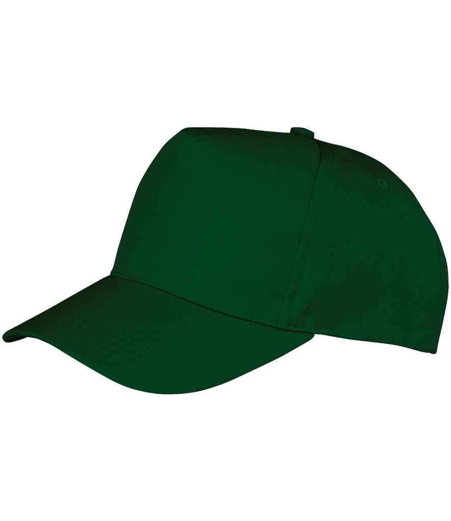 Result Recycled Junior Printers Cap - Bottle Green