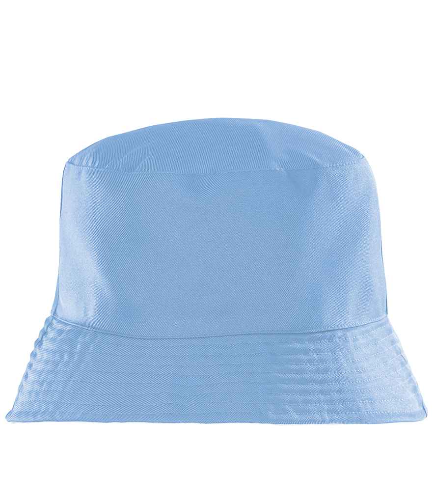Result Recycled Core Reversible Bucket Hat - Sky Blue/White