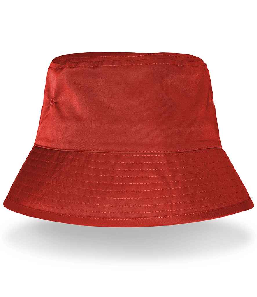 Result  Recycled Core Bound Edge Bucket Hat - Red