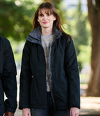 Regatta Ladies Beauford Waterproof Insulated Jacket - Black/Seal Grey
