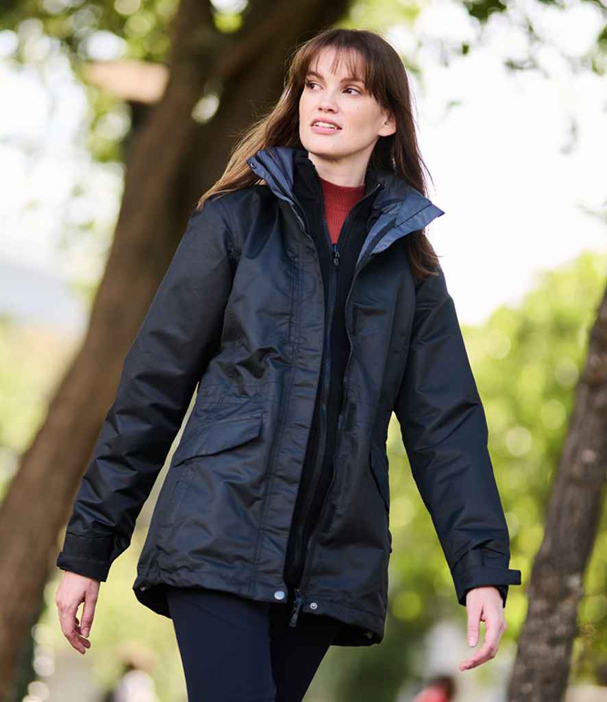 Regatta Ladies Benson III 3-in-1 Breathable Jacket - Black/Black