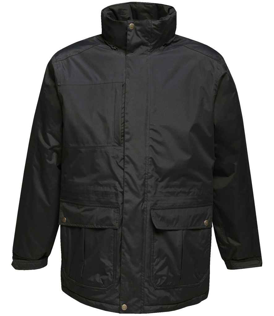 Regatta Darby III Waterproof Insulated Parka Jacket - Black/Black