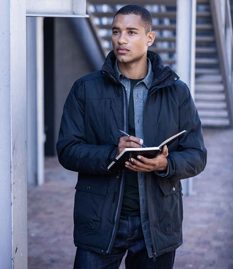 Regatta Darby III Waterproof Insulated Parka Jacket - Black/Black