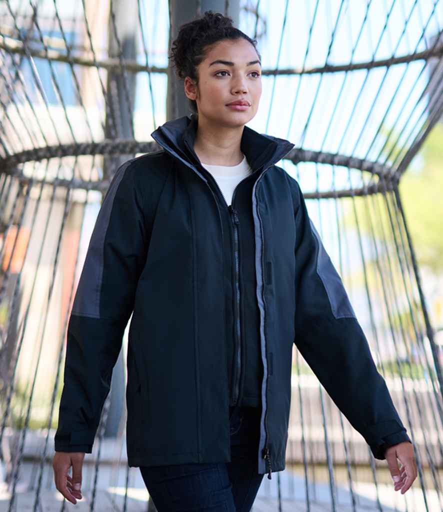 Regatta Ladies Defender III 3-in-1 Jacket - Black/Seal Grey