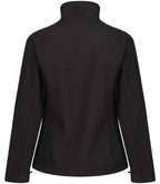 Regatta Ladies Uproar Soft Shell Jacket - Black/Black Lining