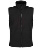 Regatta Flux Soft Shell Bodywarmer - Black/Black