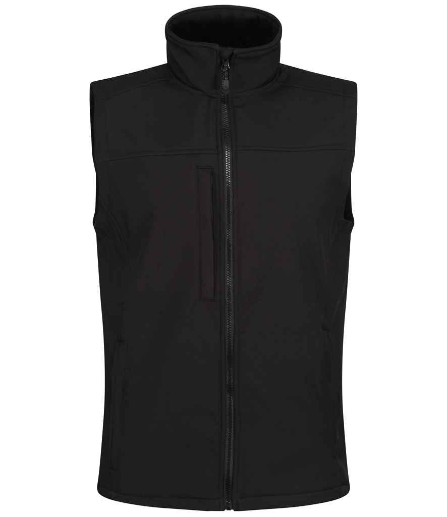Regatta Flux Soft Shell Bodywarmer - Black/Black
