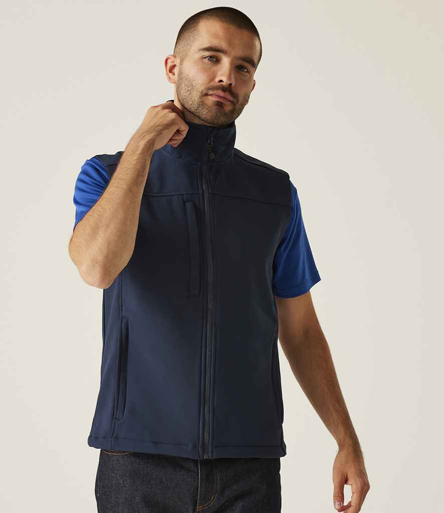 Regatta Flux Soft Shell Bodywarmer - Navy/Navy