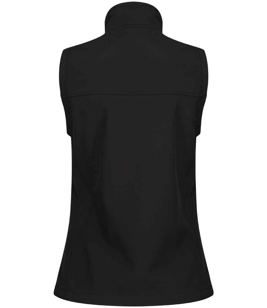 Regatta Ladies Flux Soft Shell Bodywarmer - Black/Black