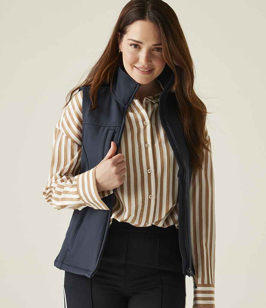 Regatta Ladies Flux Soft Shell Bodywarmer - Navy/Navy