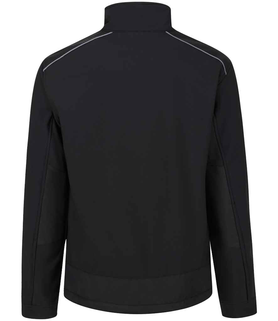 Regatta Sandstorm Soft Shell Workwear Jacket - Black/Black