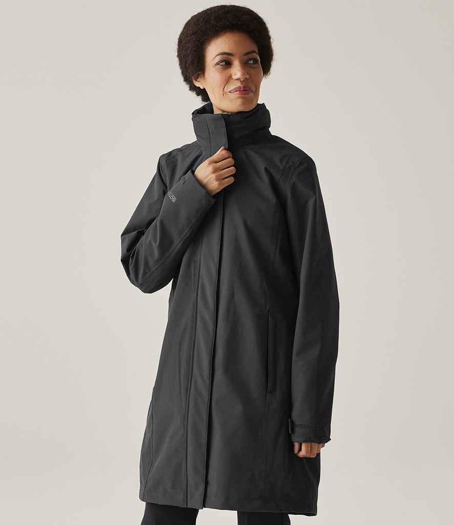 Regatta Ladies Longline Kingsley 3-in-1 Jacket - Black