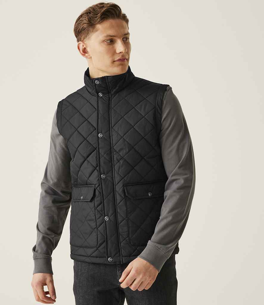 Regatta Tyler Diamond Quilted Bodywarmer - Black