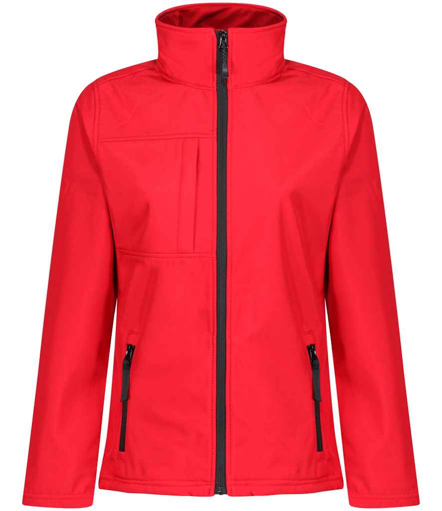 Regatta Ladies Octagon II Soft Shell Jacket - Classic Red/Black