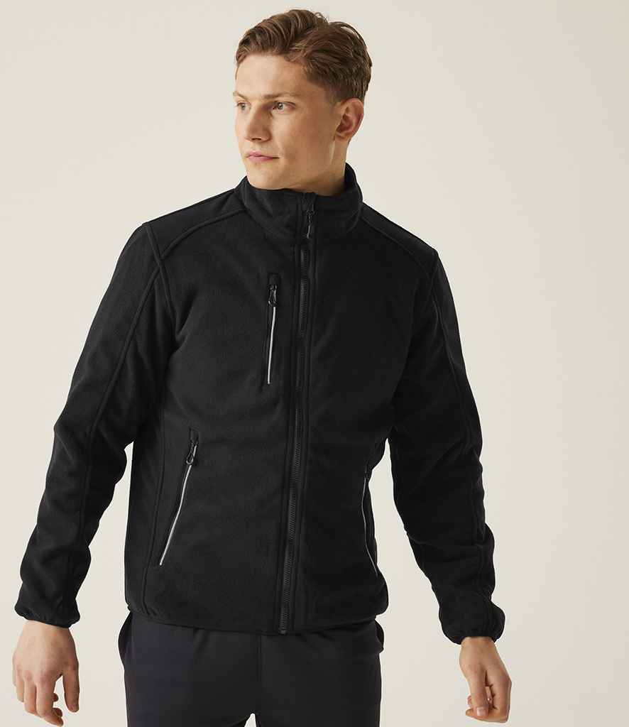 Regatta Omicron III Waterproof Fleece Jacket - Black/Black