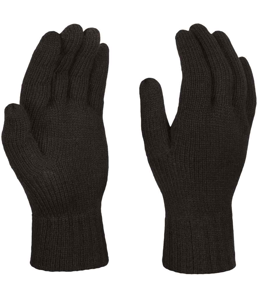 Regatta Knitted Gloves - Black