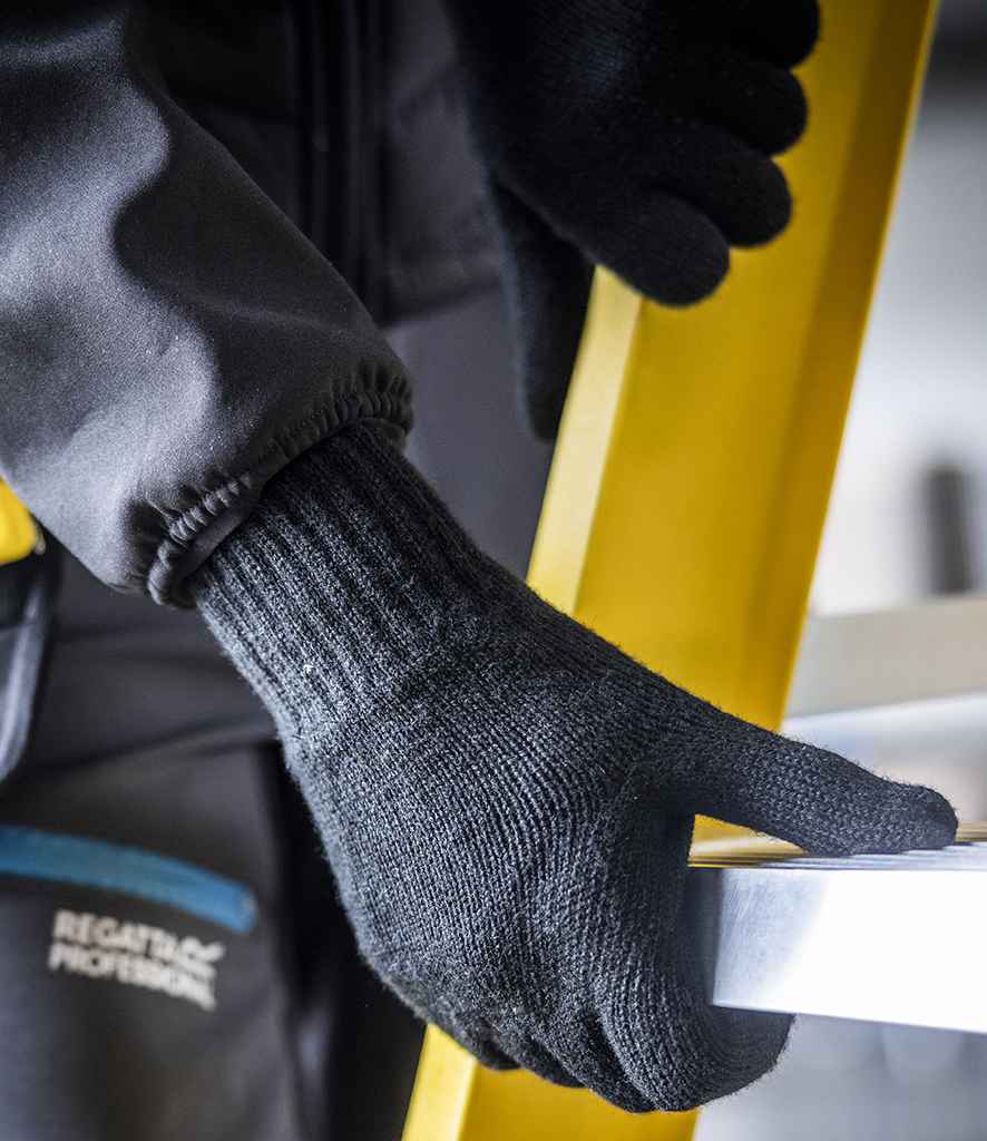 Regatta Knitted Gloves - Black
