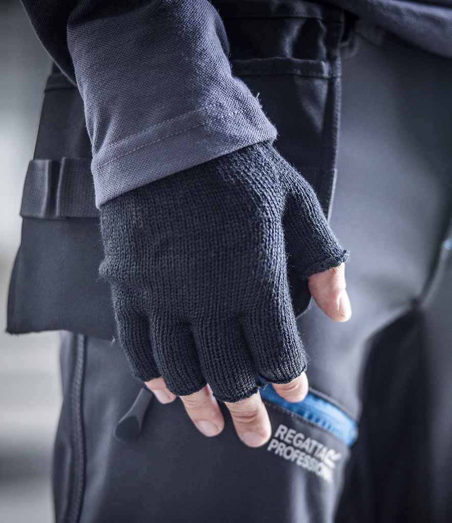 Regatta Fingerless Mitts - Black