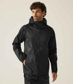 Regatta Pro Packaway Waterproof Breathable Jacket - Black