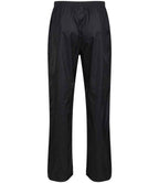 Regatta Pro Packaway Waterproof Breathable Overtrousers - Black