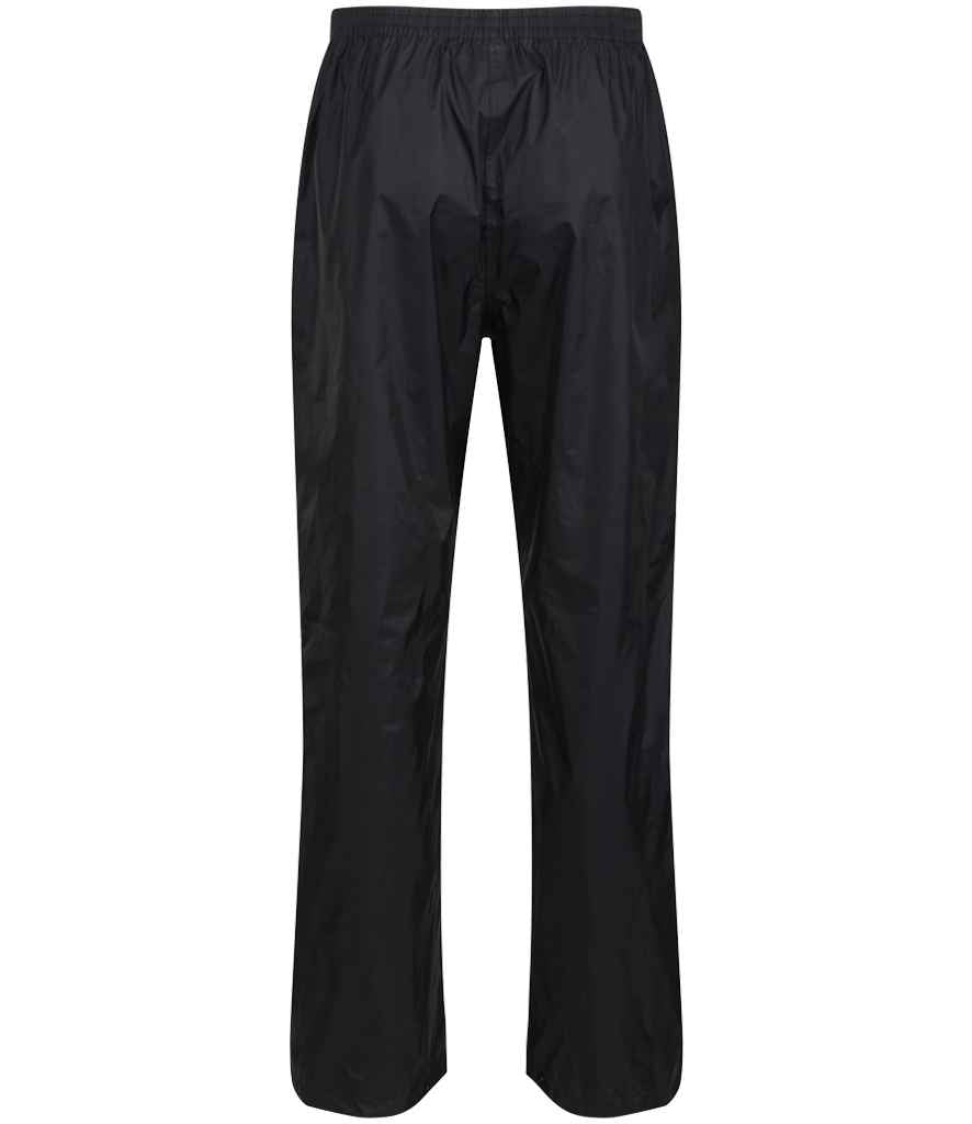 Regatta Pro Packaway Waterproof Breathable Overtrousers - Black