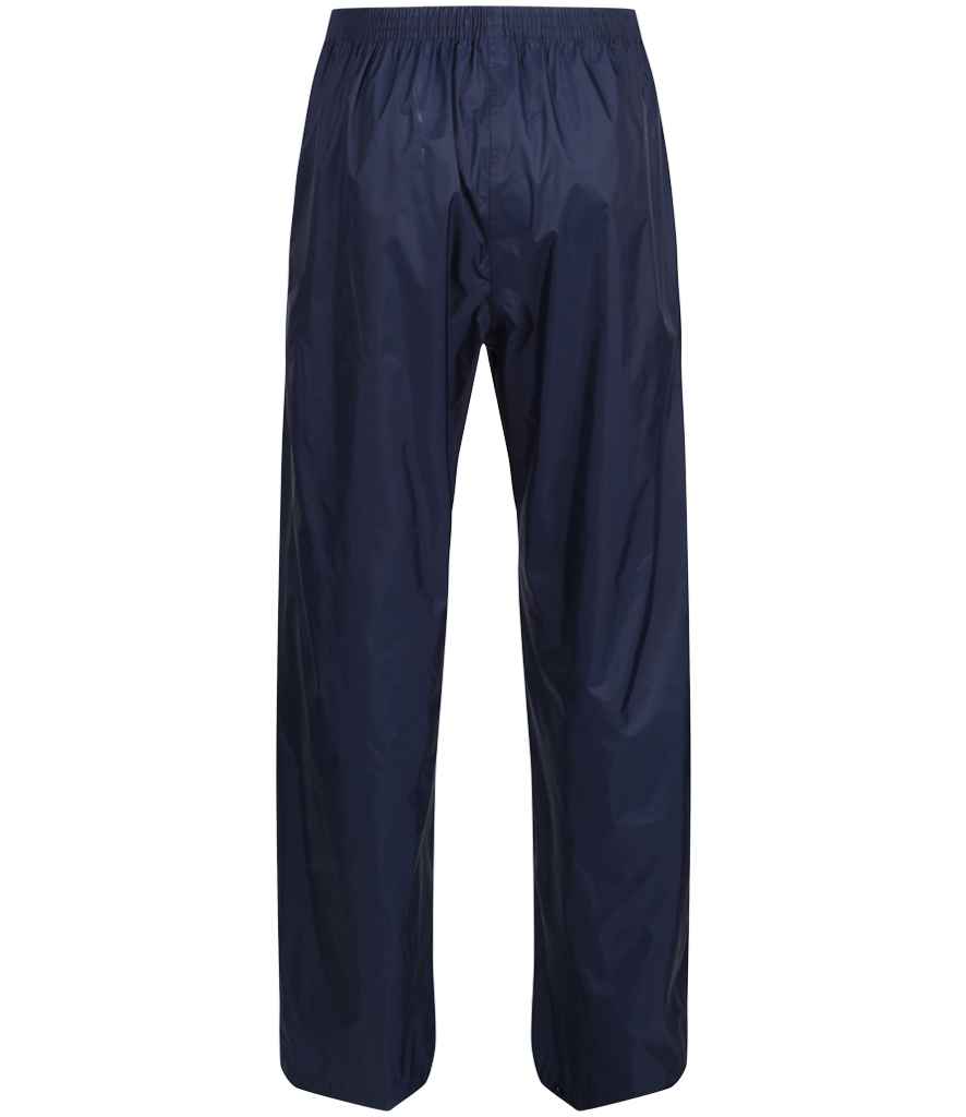 Regatta Pro Packaway Waterproof Breathable Overtrousers - Navy