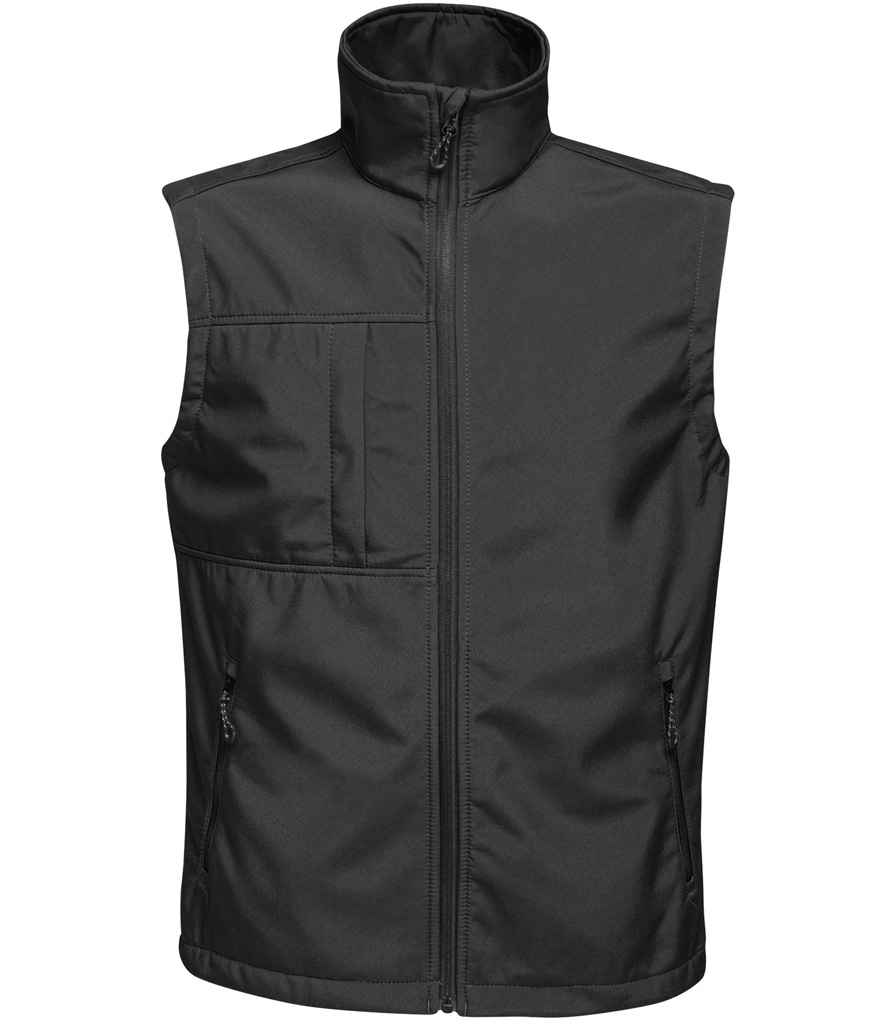 Regatta Octagon II Printable Soft Shell Bodywarmer - Black/Black