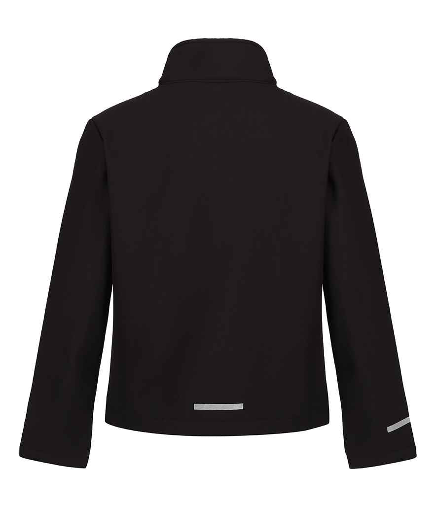 Regatta Kids Ablaze Soft Shell Jacket - Black/Black