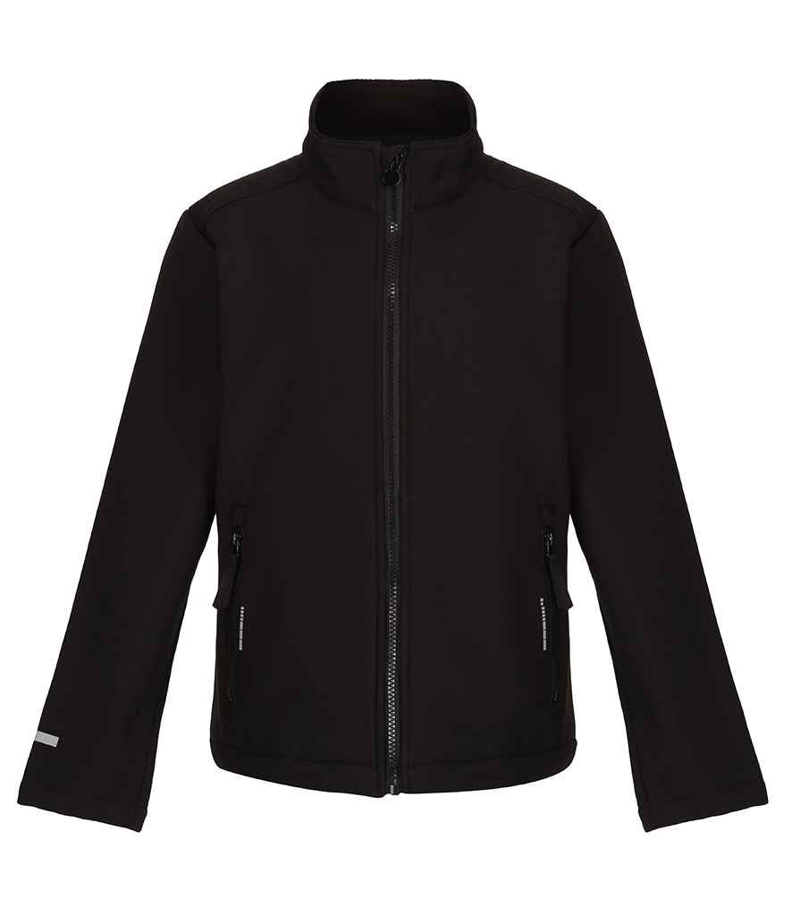 Regatta Kids Ablaze Soft Shell Jacket - Black/Black