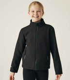 Regatta Kids Ablaze Soft Shell Jacket - Black/Black