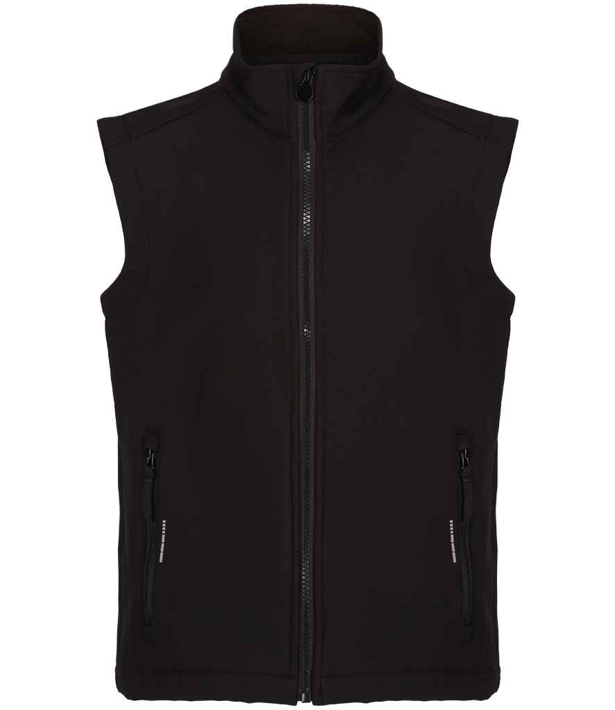 Regatta Kids Ablaze Soft Shell Bodywarmer - Black/Black