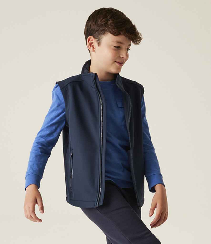 Regatta Kids Ablaze Soft Shell Bodywarmer - Navy/Navy
