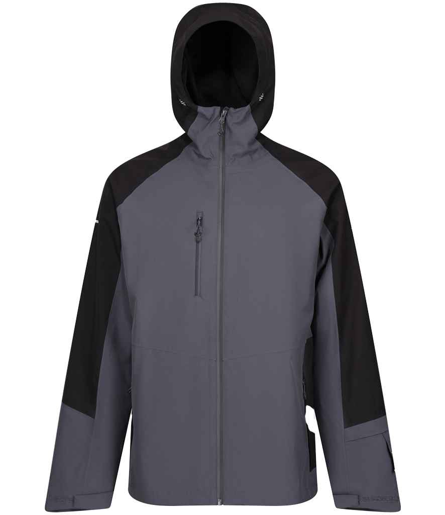 Regatta X-Pro Beacon Brite Light Waterproof Shell Jacket - Seal Grey/Black