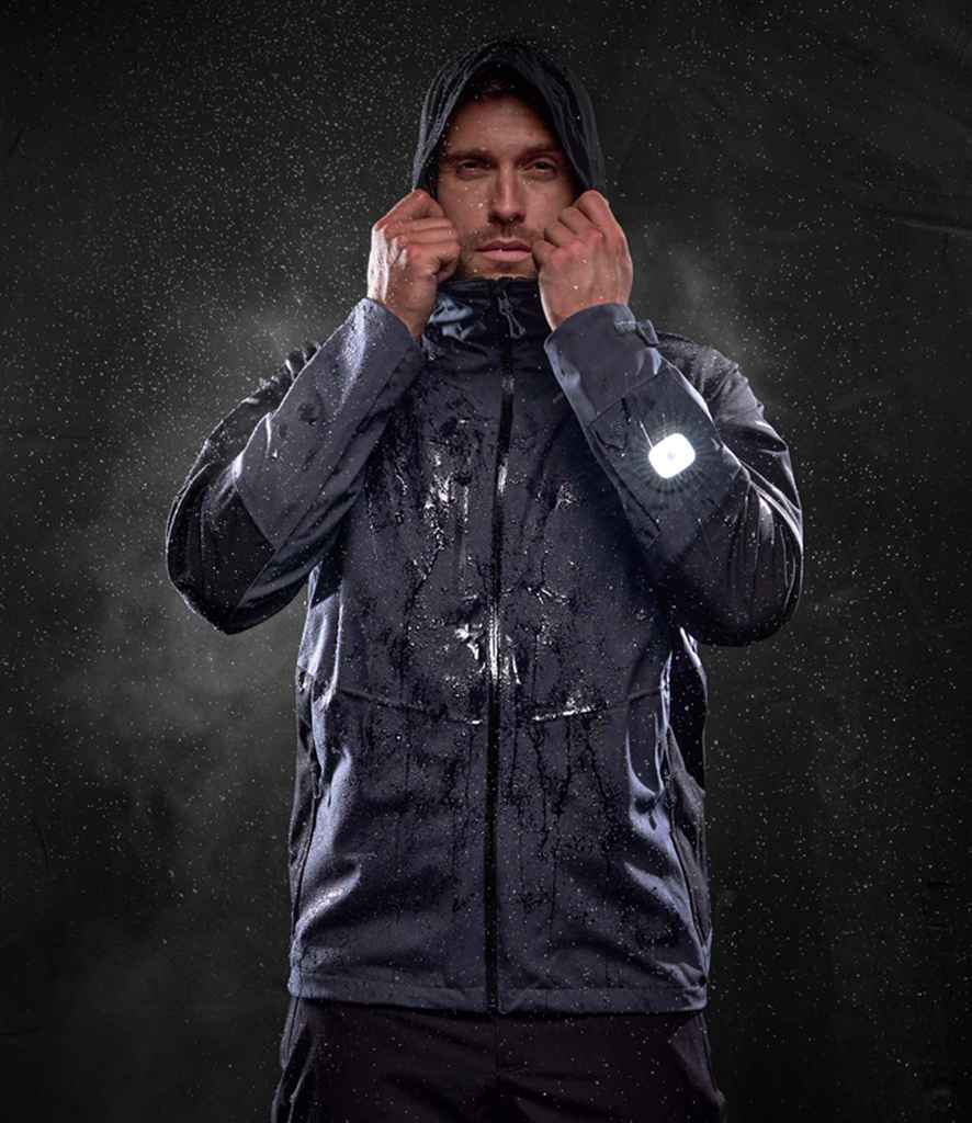 Regatta X-Pro Beacon Brite Light Waterproof Shell Jacket - Seal Grey/Black