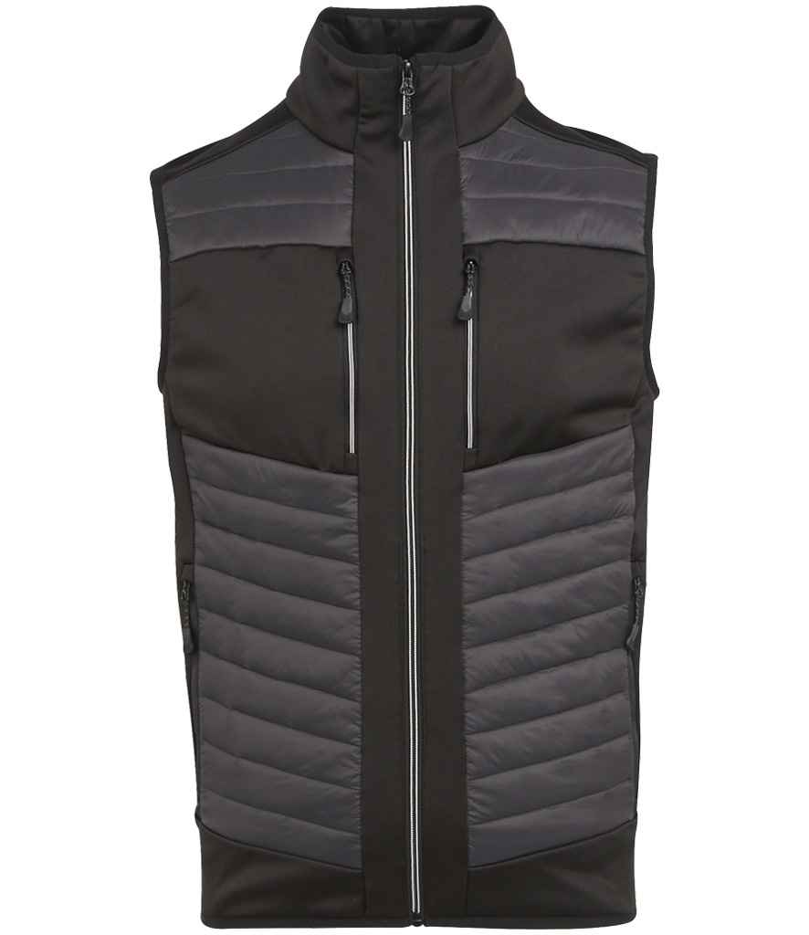 Regatta E-Volve Unisex Thermal Hybrid Bodywarmer - Ash/Black