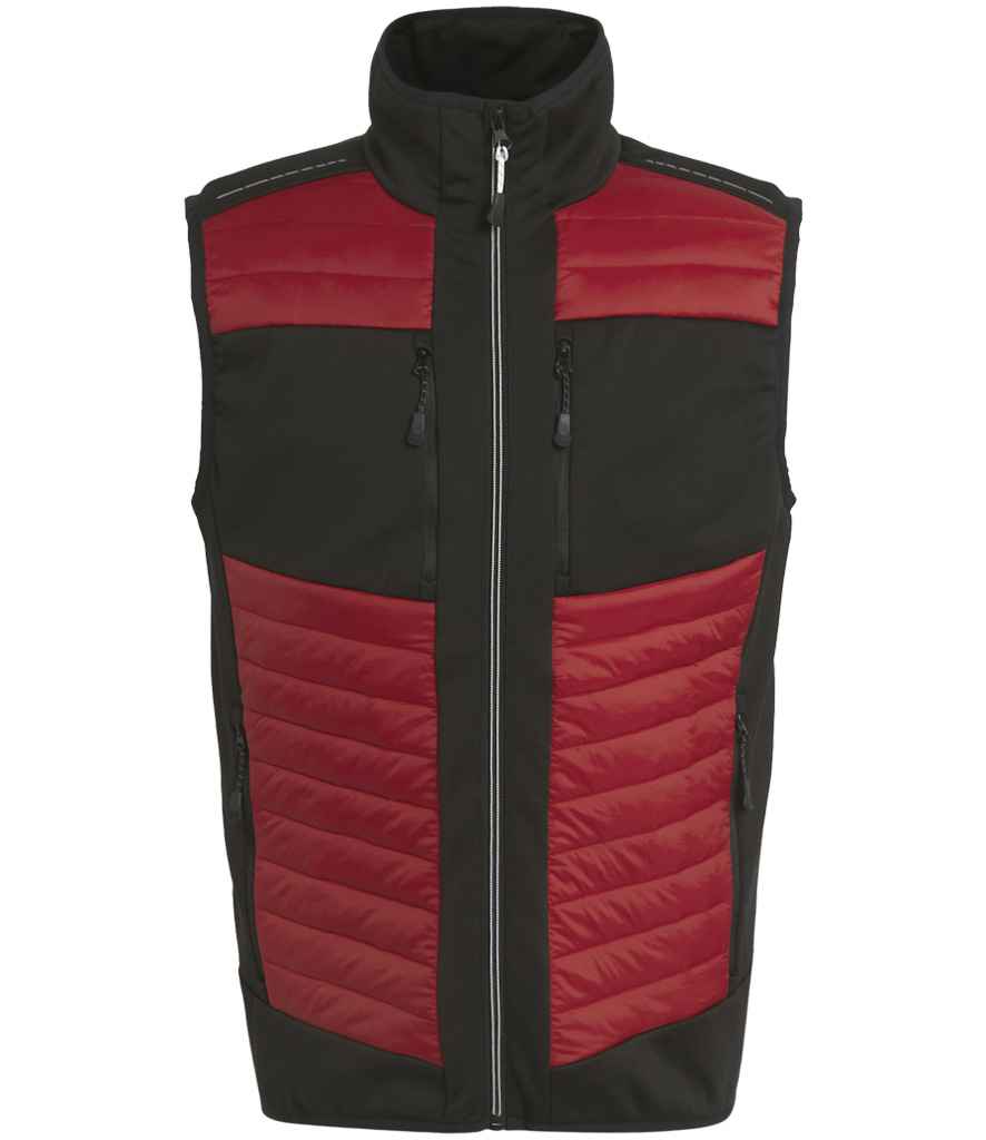 Regatta E-Volve Unisex Thermal Hybrid Bodywarmer - Classic Red/Black