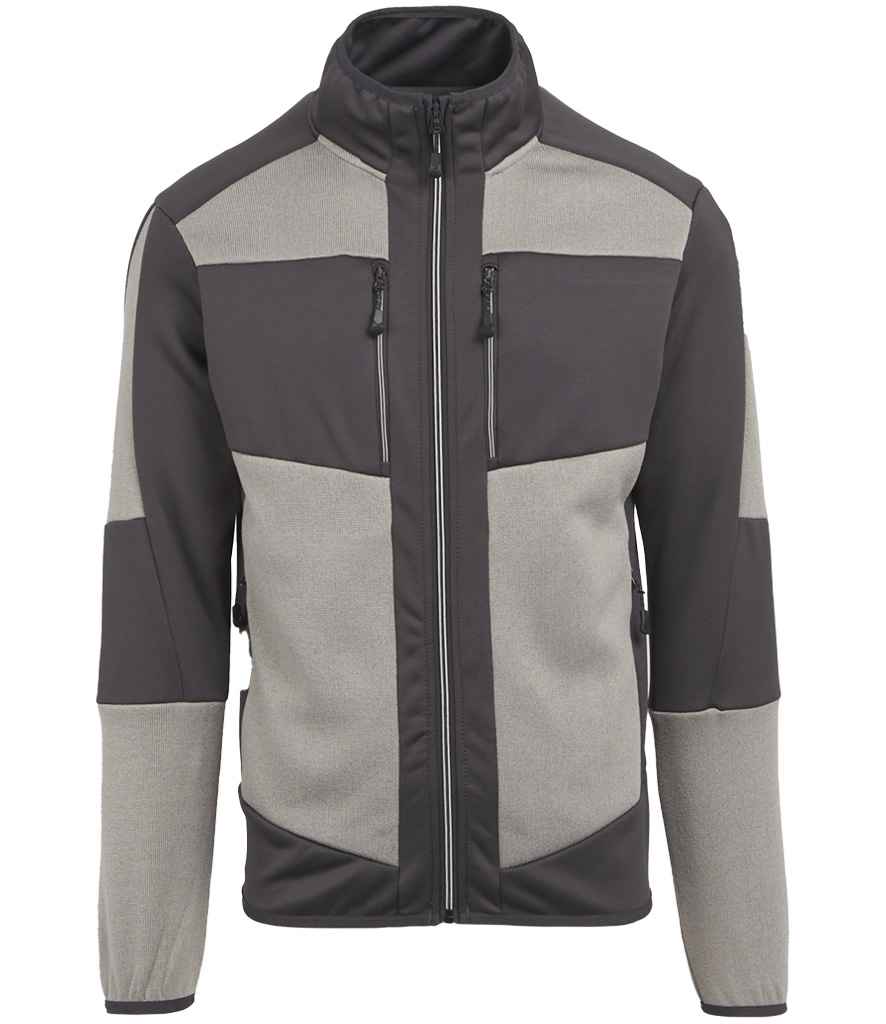 Regatta E-Volve Unisex Knit Effect Midlayer Top - Mineral Grey/Ash