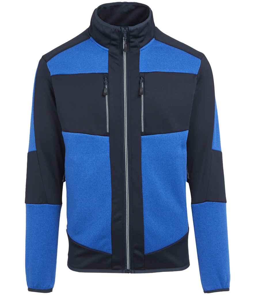 Regatta E-Volve Unisex Knit Effect Midlayer Top - Strong Blue/Navy