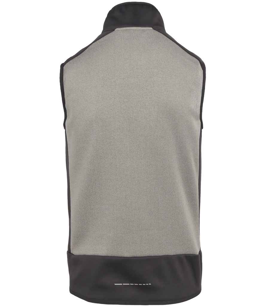 Regatta E-Volve Unisex Knit Effect Stretch Bodywarmer - Mineral Grey/Ash