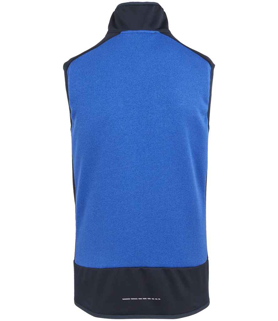 Regatta E-Volve Unisex Knit Effect Stretch Bodywarmer - Strong Blue/Navy