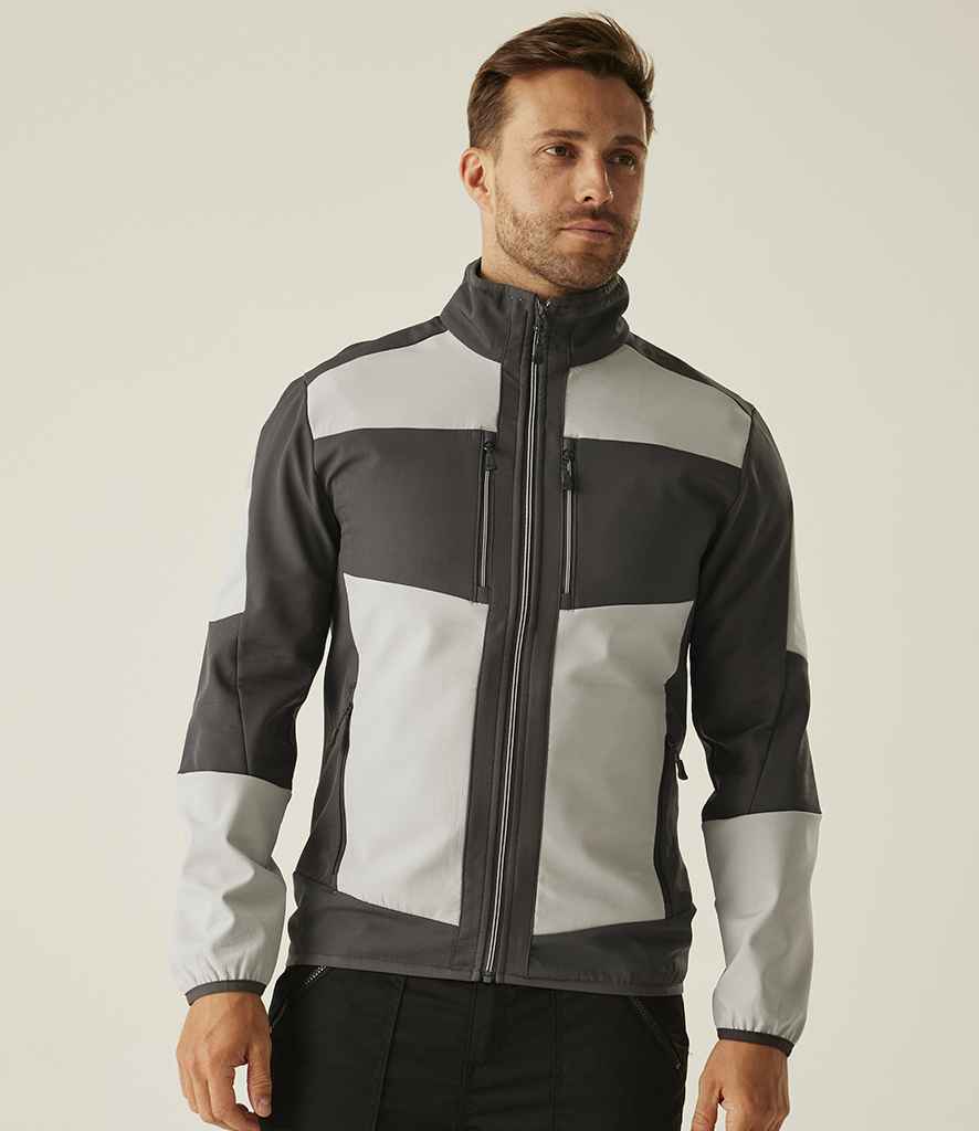 Regatta E-Volve Unisex Two Layer Soft Shell Jacket - Mineral Grey/Ash