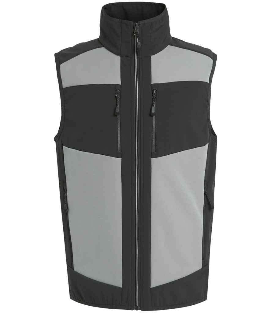 Regatta E-Volve Unisex Two Layer Soft Shell Bodywarmer - Mineral Grey/Ash