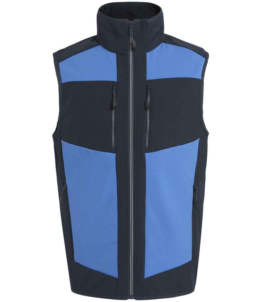 Regatta E-Volve Unisex Two Layer Soft Shell Bodywarmer - Strong Blue/Navy