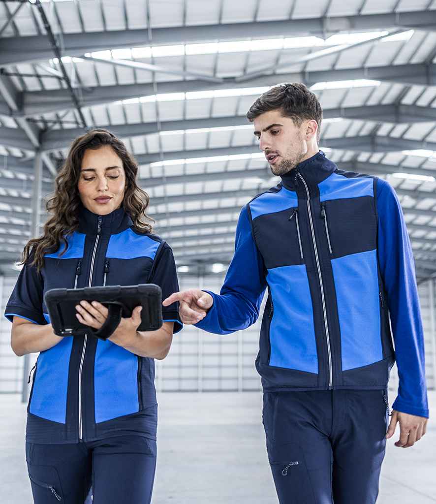 Regatta E-Volve Unisex Two Layer Soft Shell Bodywarmer - Strong Blue/Navy