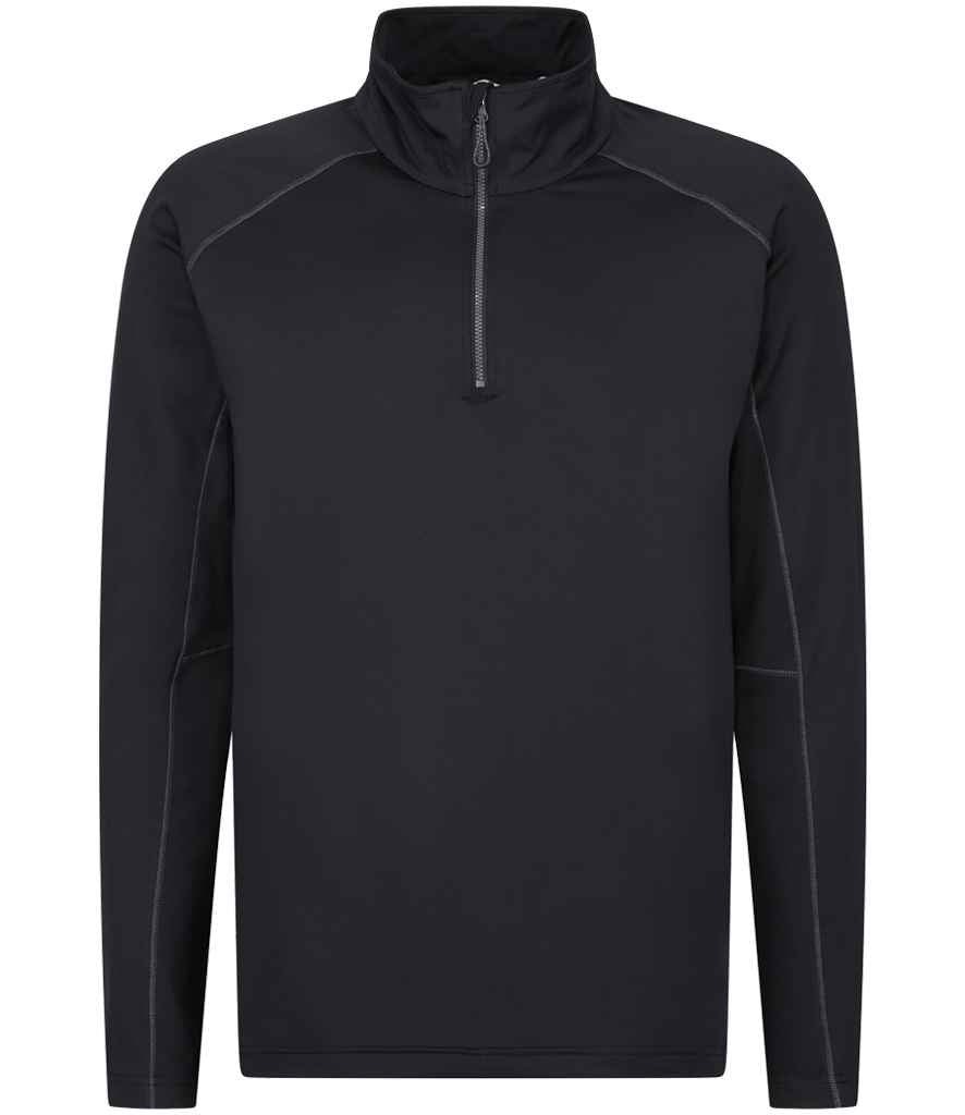 Regatta Core Stretch Half Zip Midlayer Top - Black