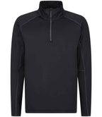 Regatta Core Stretch Half Zip Midlayer Top - Black
