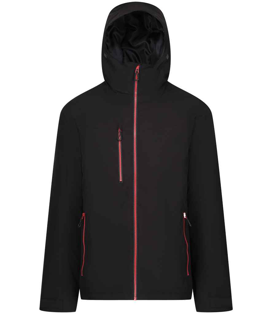 Regatta Navigate Waterproof Insulated Jacket - Black/Classic Red