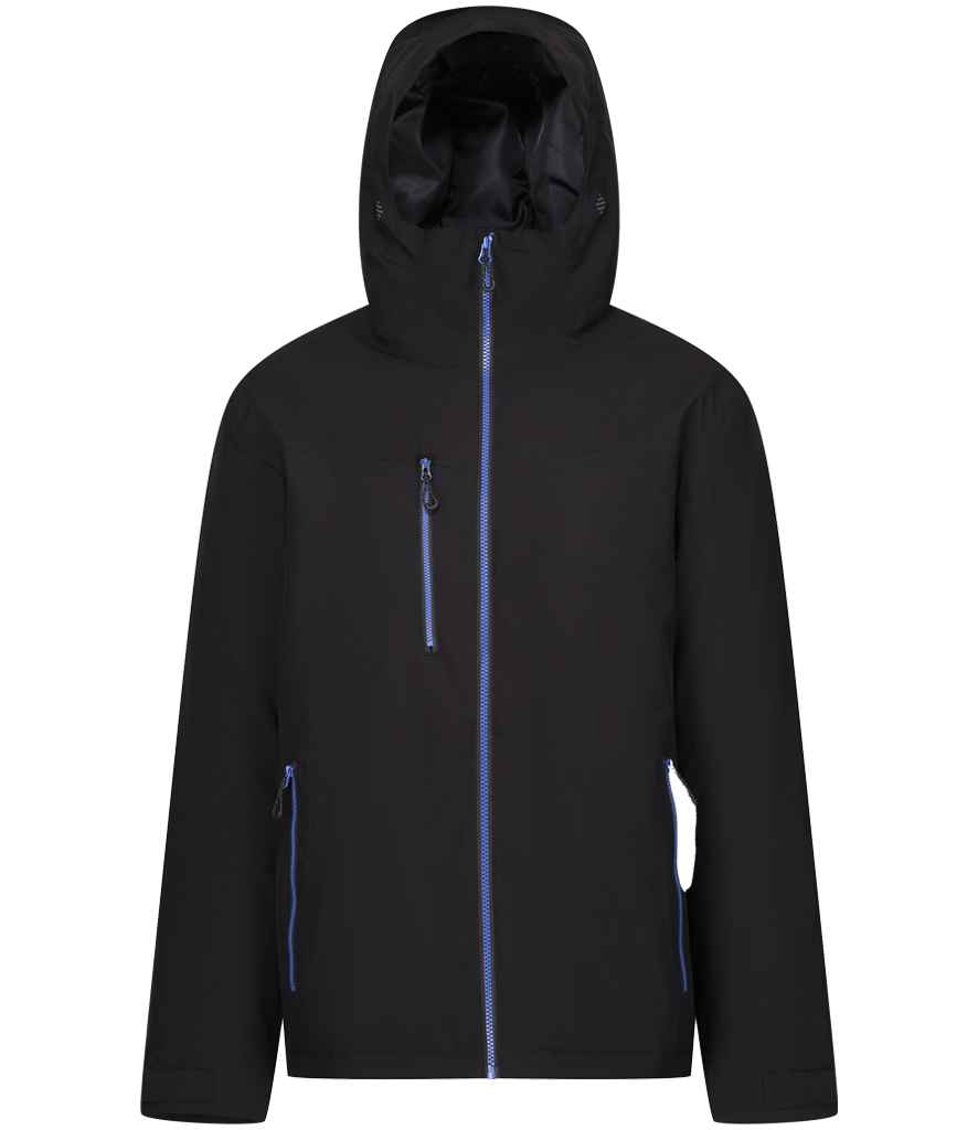 Regatta Navigate Waterproof Insulated Jacket - Black/New Royal Blue