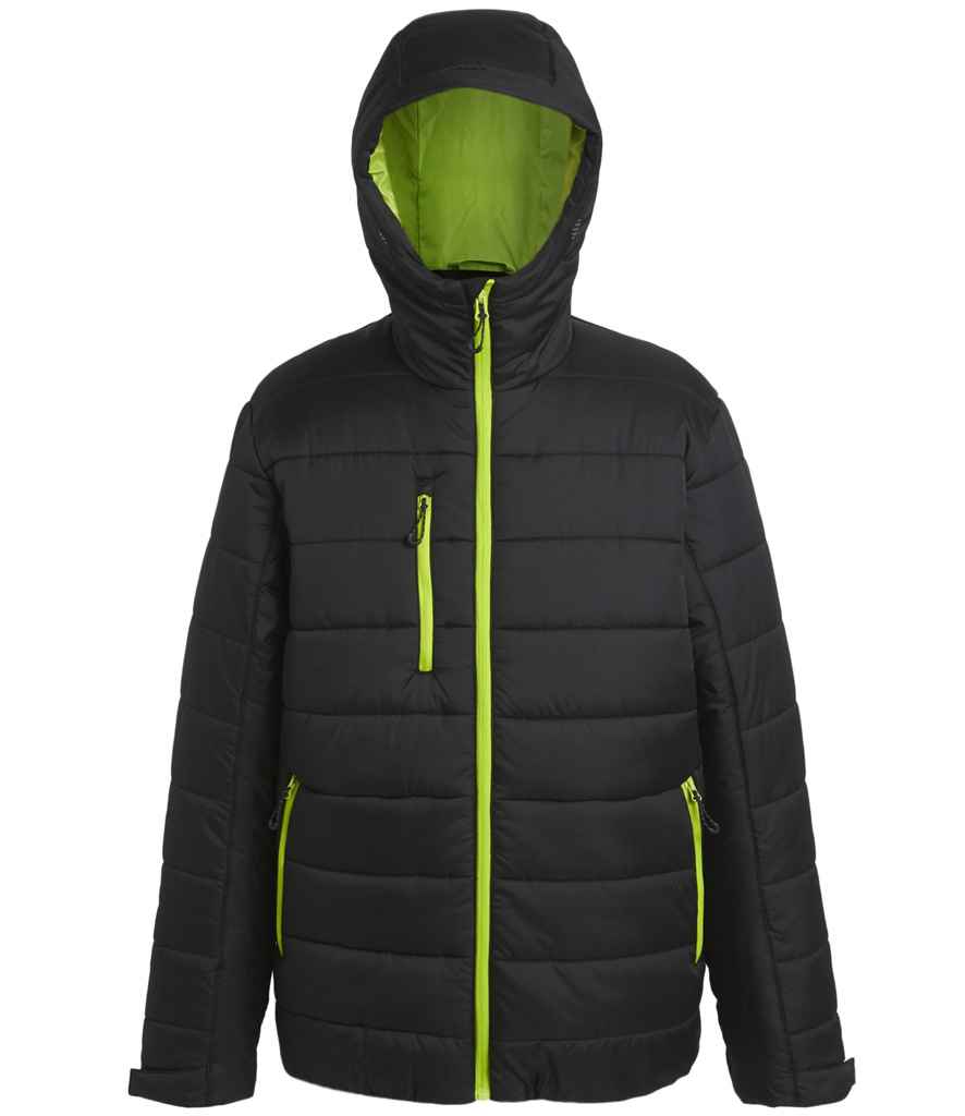Regatta Navigate Thermal Jacket - Black/Lime Green
