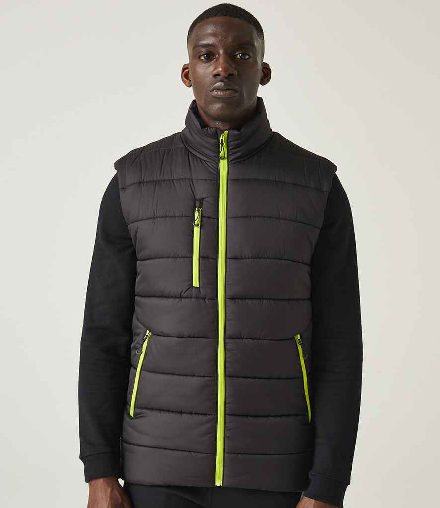 Regatta Navigate Thermal Bodywarmer - Black/Lime Green